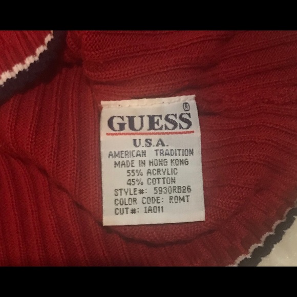 90s Vintage Guess Jeans Woman’s Top - Picture 3 of 3